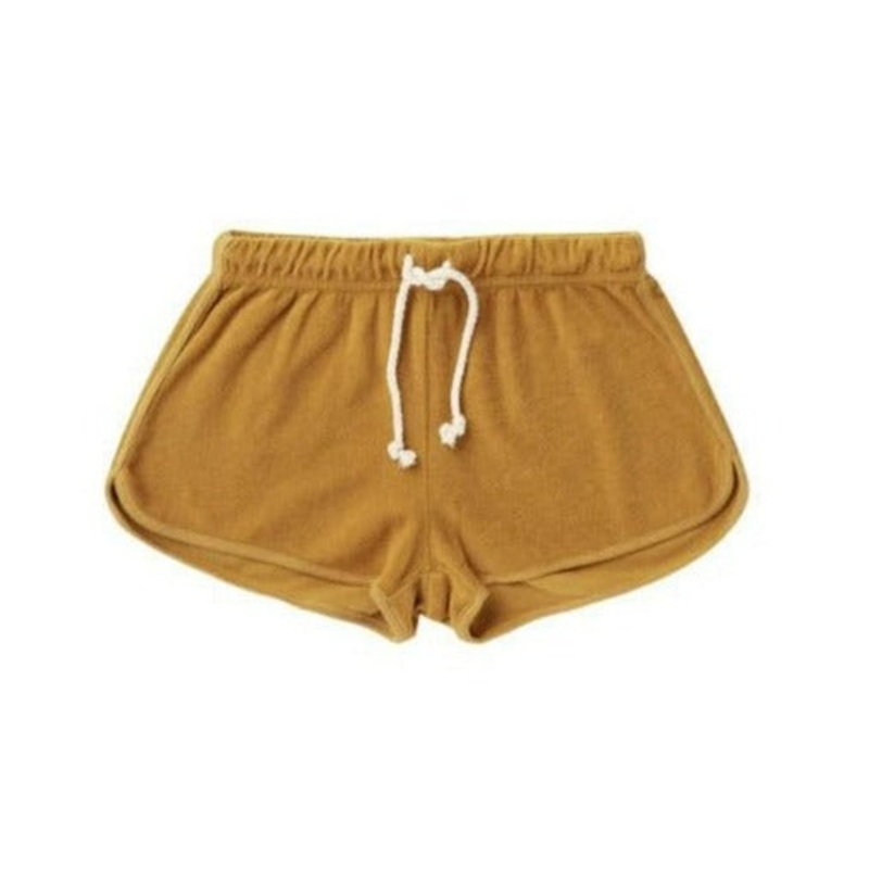 Terry Track Short – Gold