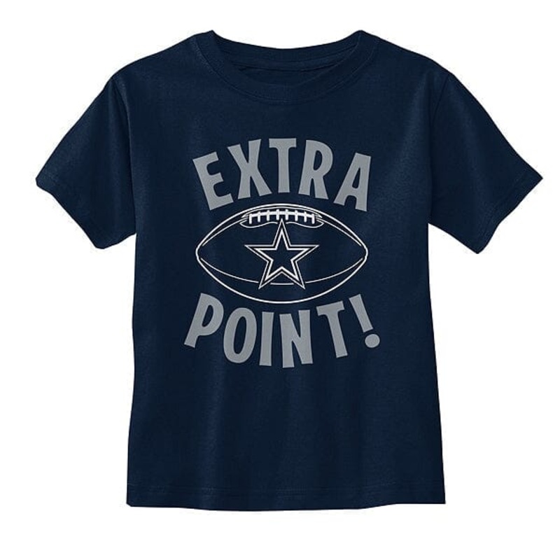 Toddler Dallas Cowboys “Extra Point” Short Sleeve Tee
