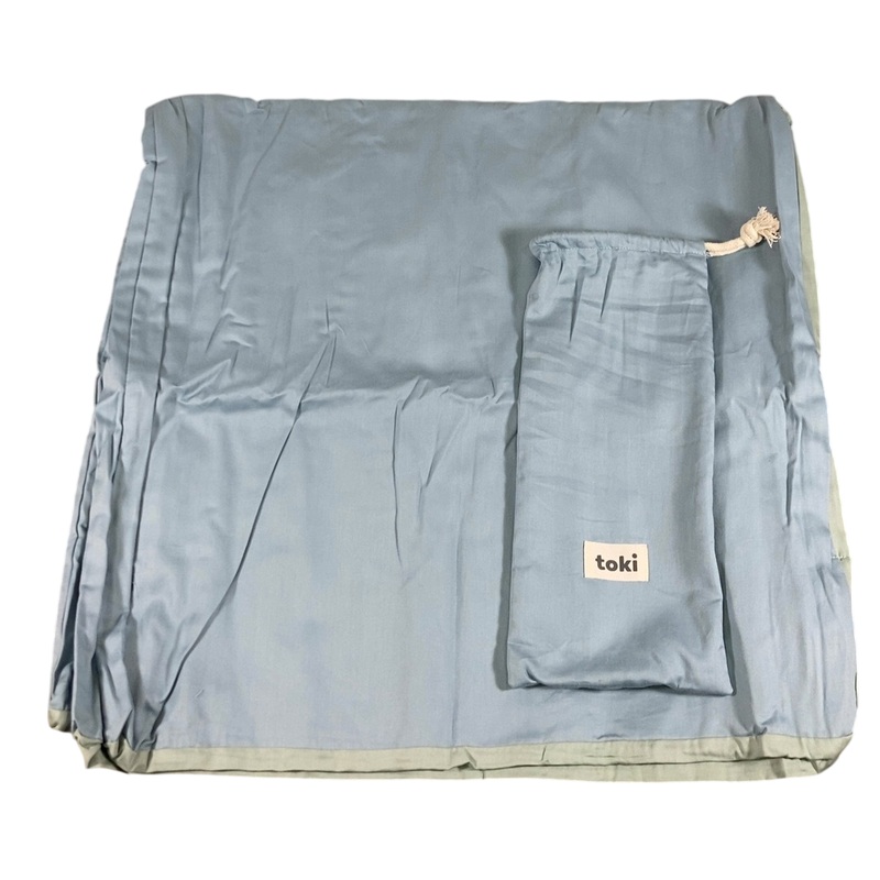 Toki Kids Standard Mat Cover 40″ x 40″, Sage + Breeze