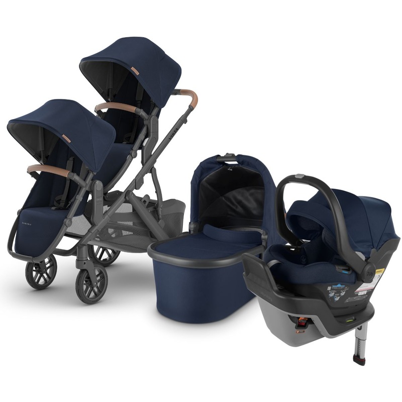 UPPAbaby VISTA V2 Double Stroller + MESA MAX Travel System Bundle with Rumble Seat V2+ – Noa