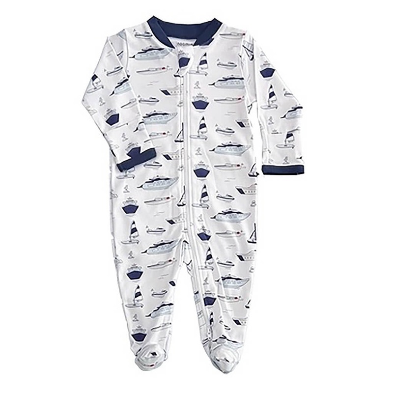 Zipper Footie – Boats