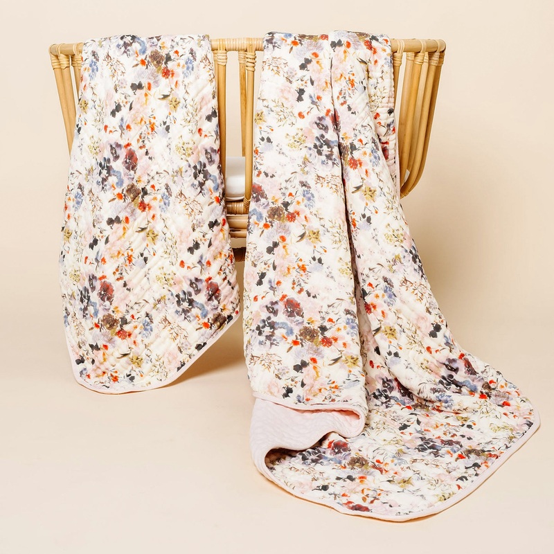 Cloud Muslin Quilt – Nellie/Blush