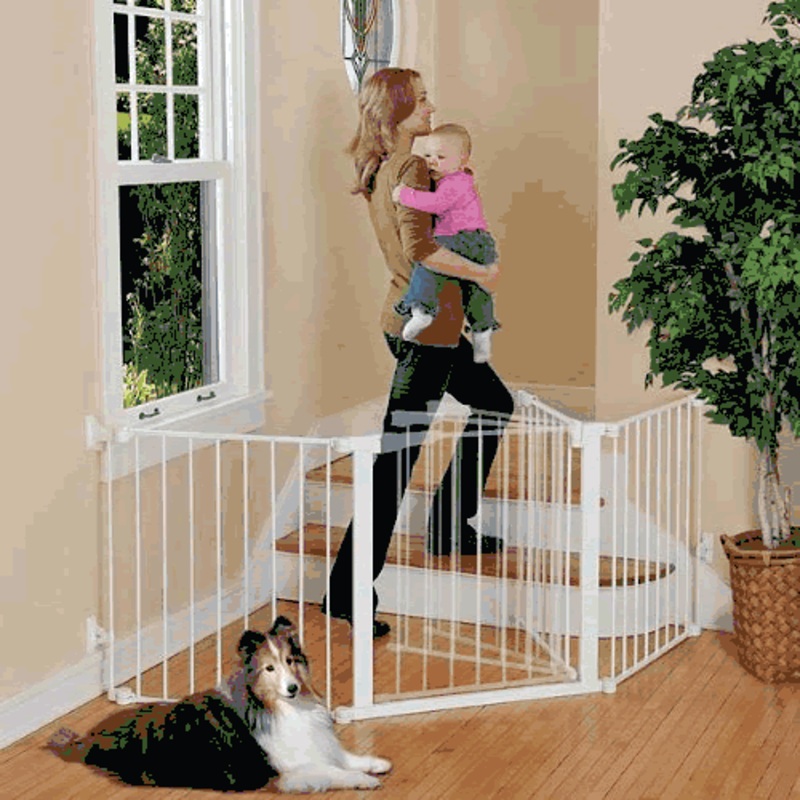 Kidco Auto Close Configure Gate – White