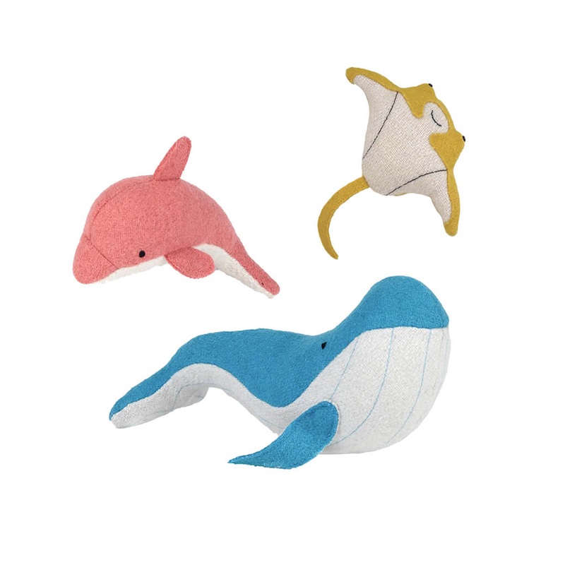 Olli Ella Holdie Folk Set Ocean Animals