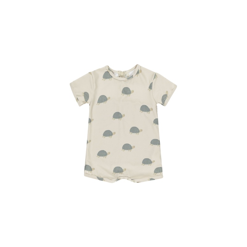 Rylee + Cru Shorty One-Piece Swimsuit – Sea Turtles
