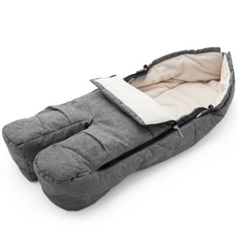 Stokke Footmuff – Black Melange