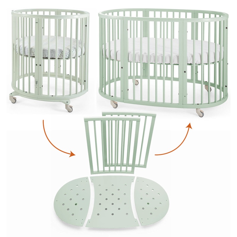 Stokke Sleepi Mini to Crib Complete Bundle – Mint Green