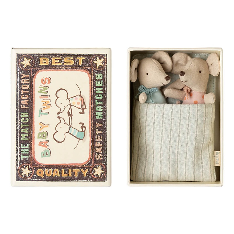 Baby Mice Twin in Matchbox