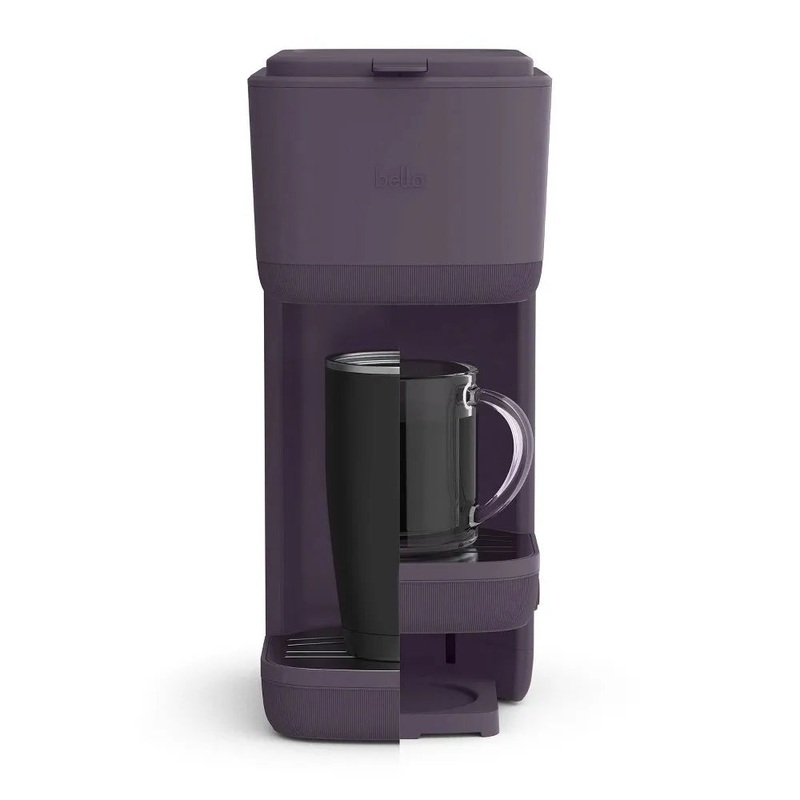 Bella Single-Serve Coffee Maker – Plum