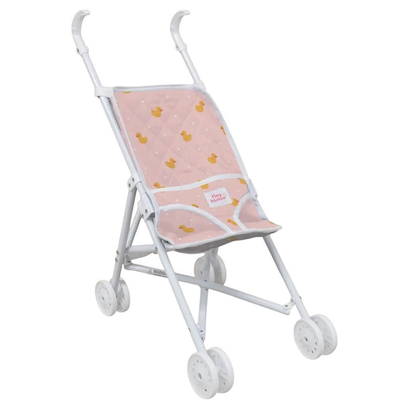 Folding Dolls Stroller Pink Ducky Tiny Harlow