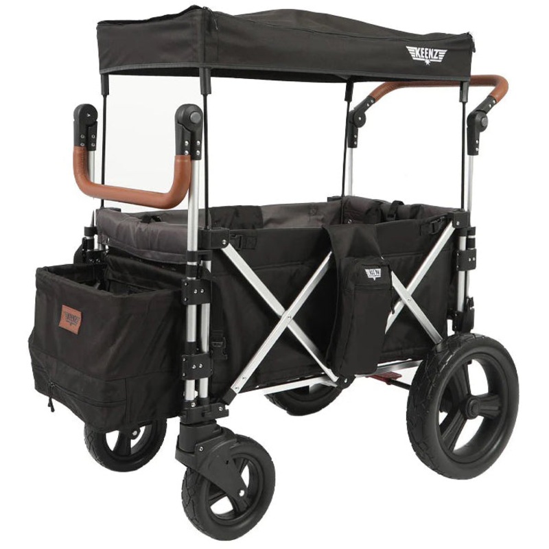 Keenz OPEN BOX 7S 2.0 (2 Seater) Stroller Wagon – Black