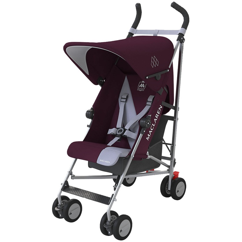 Maclaren Open Box 2016/2017 Triumph Stroller – Plum/Grey Dawn