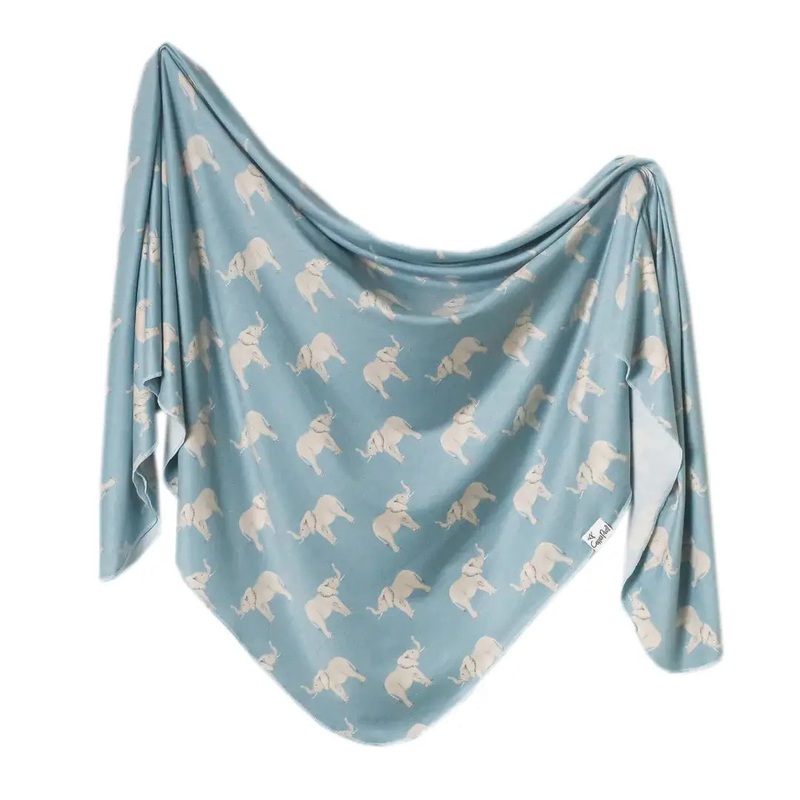 Knit Swaddle Blanket – Peanut