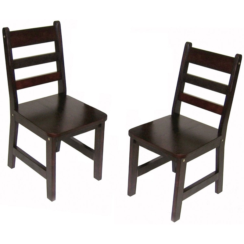 Lipper International Child’s Chair Set – Espresso