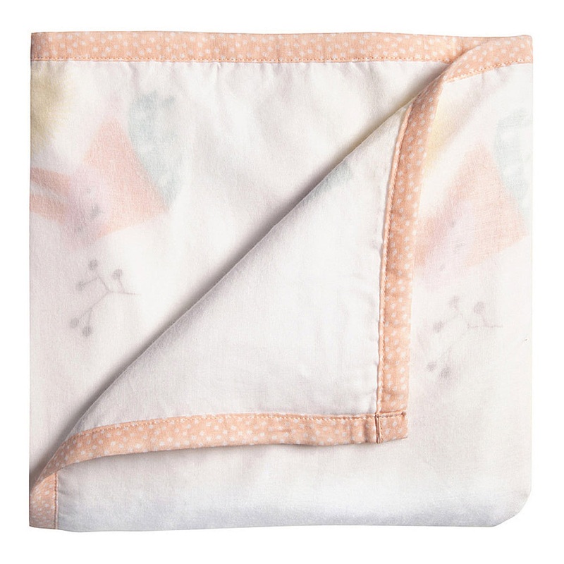 Nursery Works Menagerie 3-Layer Organic Muslin Blanket – Forest Animals