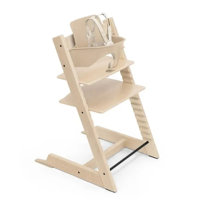 Stokke – Tripp Trapp Chair + Baby Set Bundle – Natural