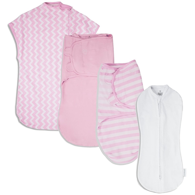 Summer Infant SwaddleMe 1st Year Safe Sleep Gift Set – Pink