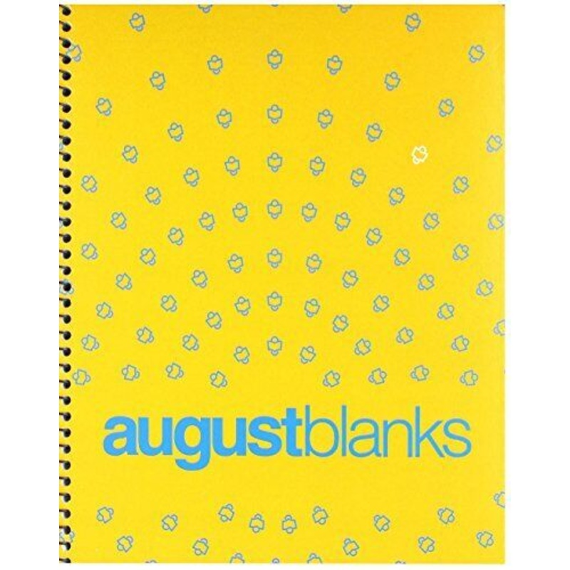 Augustblanks Notebook College Rule Yellow
