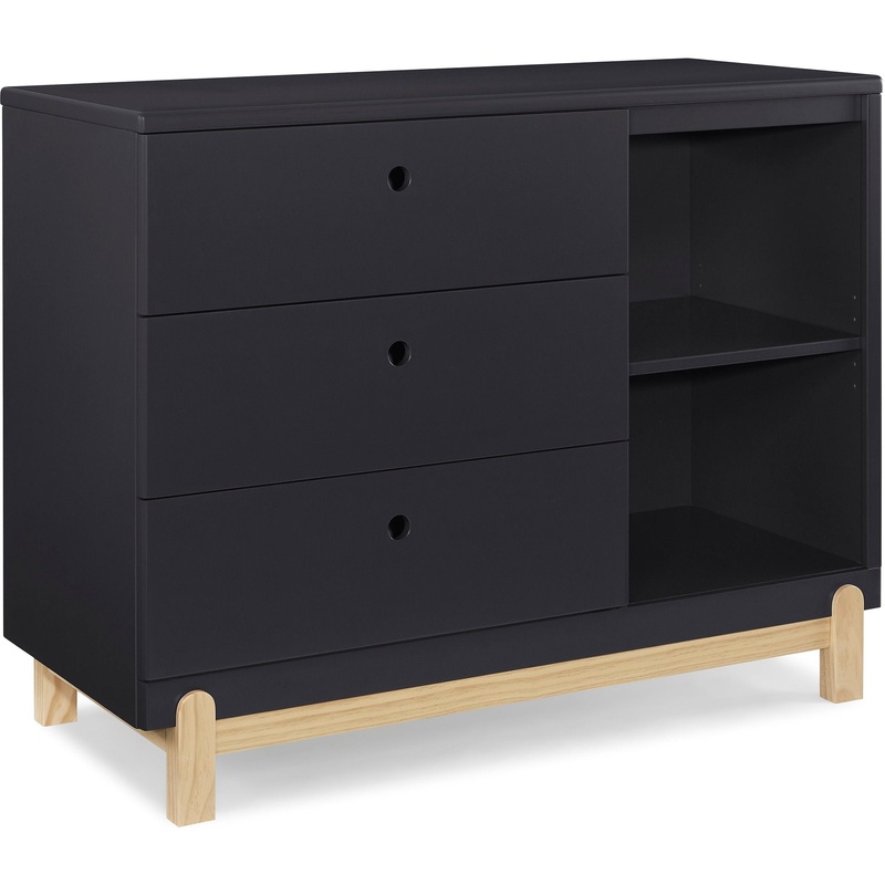 Delta Children Poppy 3-Drawer Dresser with Cubbies RTA