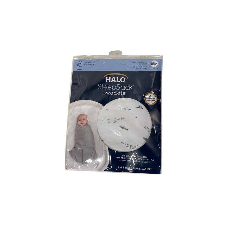 Halo SleepSack Swaddle, Newborn, Ocean Life