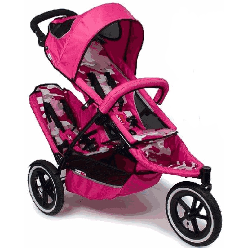 Phil & Ted Four In One Sport V2 Buggy Stroller With Doubles Kit in Pink Camo