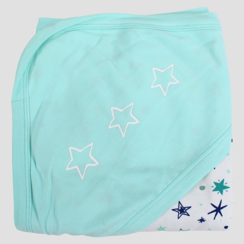 Aqua Stars Baby Blanket