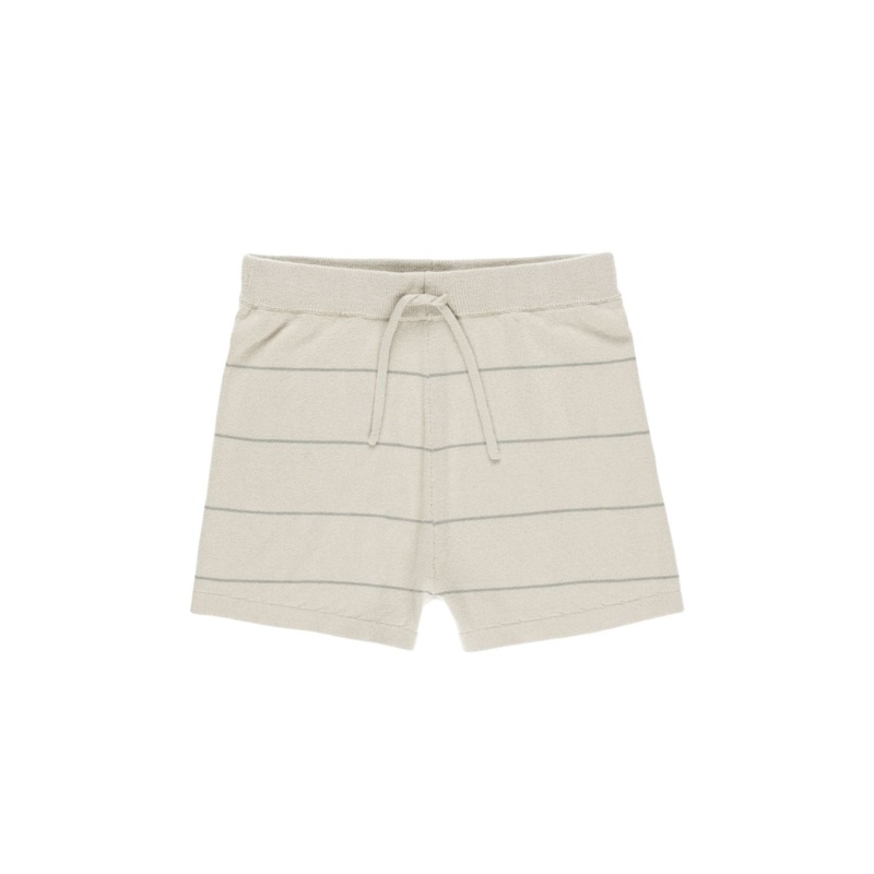 Chandler Knit Short – Eucalyptus Stripe