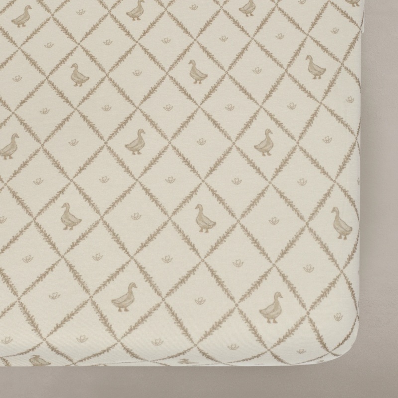 Oilo – Duck – Crib Sheet