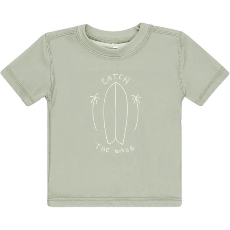 Rylee + Cru Short Sleeve Rashguard || Sage