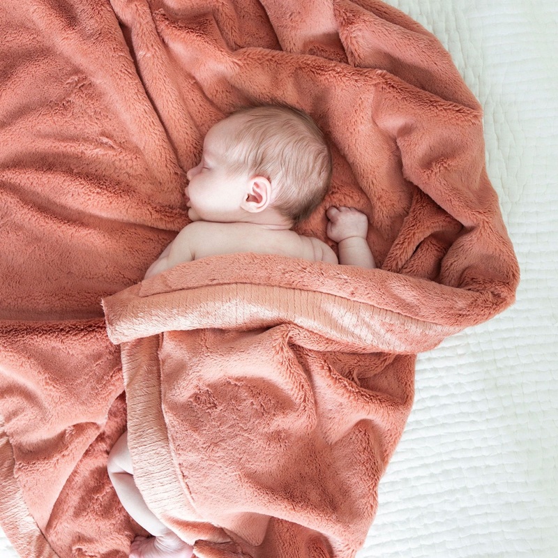 Saranoni Clay Lush Receiving Blanket