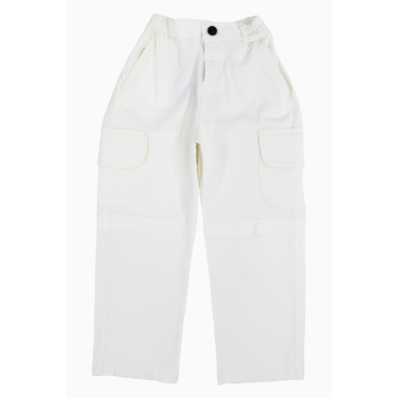 Unisex Gabardine Pants  Off-white