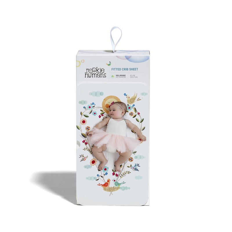 Crib Sheet – Love Blooms (Satin)