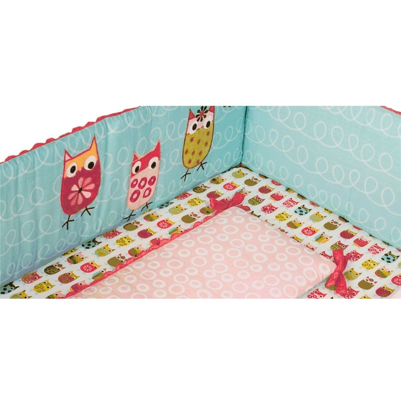 Kidsline Zutano Owls All Around Bumper