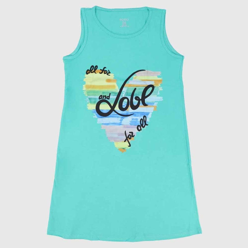 “Love For All” Sleeveless Nightgown