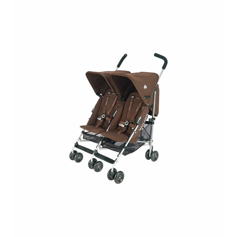 Maclaren Open Box Twin Triumph Stroller Coffee Brown