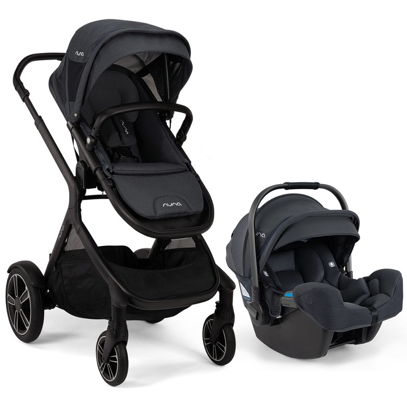 Nuna DEMI Grow + PIPA RX Travel System with Aire Protect Canopy + Classic Canopy – Ocean