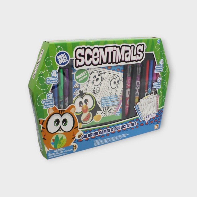 Scentimals Coloring Games & Doh Activities