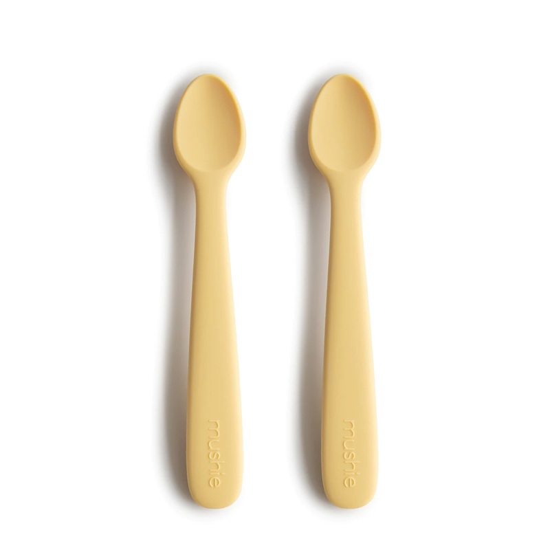 Silicone Feeding Spoons – 2 Pack – Daffodil