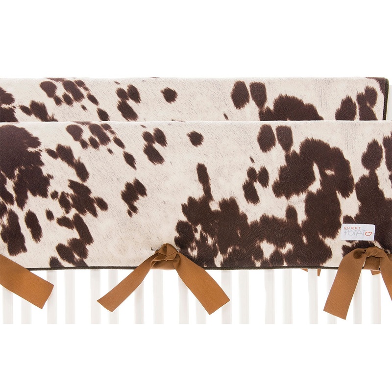 Sweet Potato Urban Cowboy Convertible Crib Rail Protector – Long