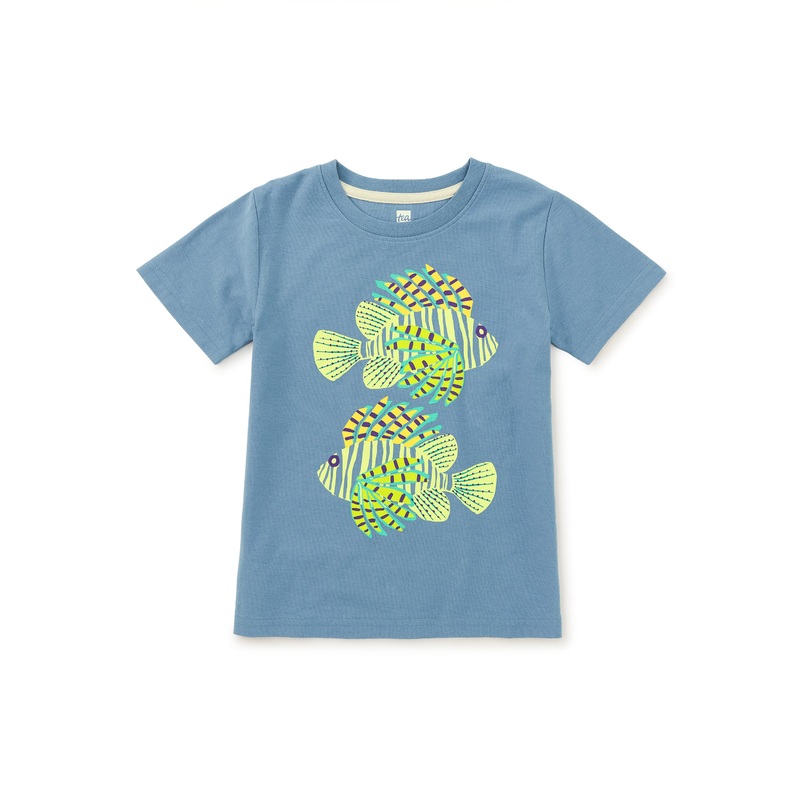 Tea Collection Lionfish Graphic Tee