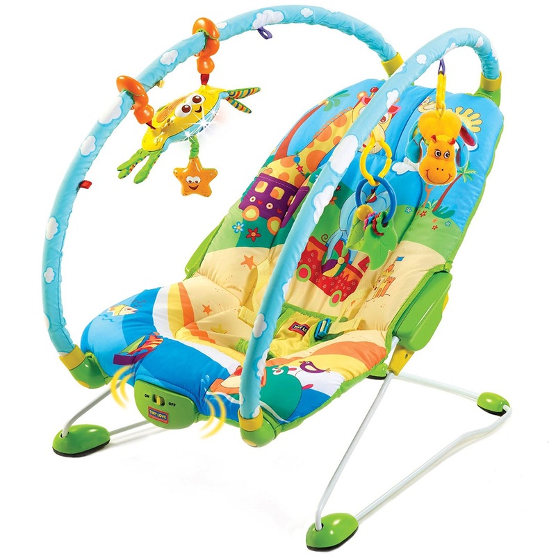 Tiny Love Gymini Bouncer, Blue/Yellow, 0-12 Months