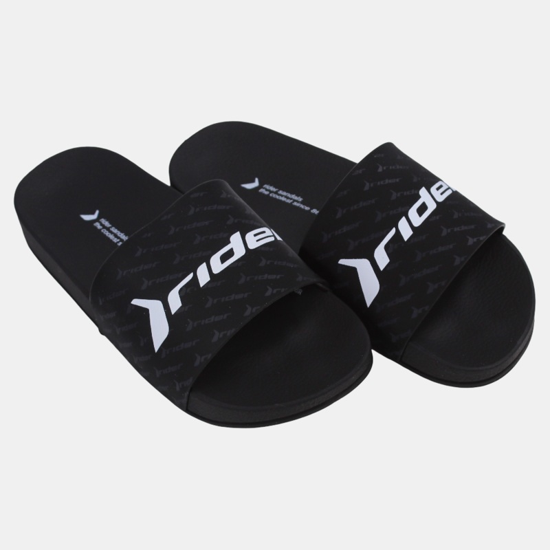Unisex Rubber Slides – Black
