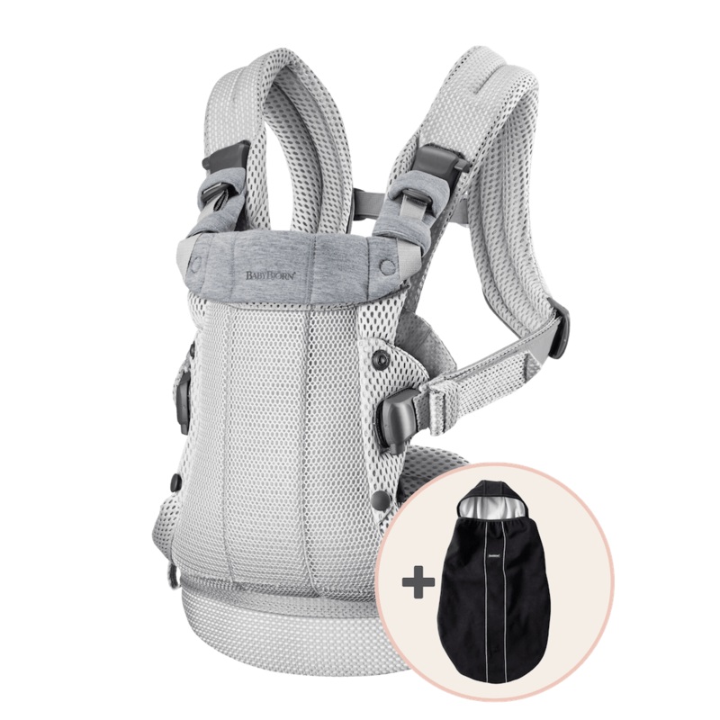 BabyBjorn Baby Carrier Harmony and Carrier Cover Bundle