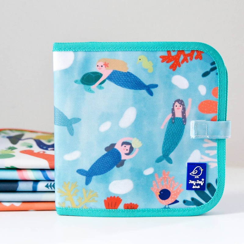 Jaq Jaq Bird Mermaids Activity Dry Erase Book