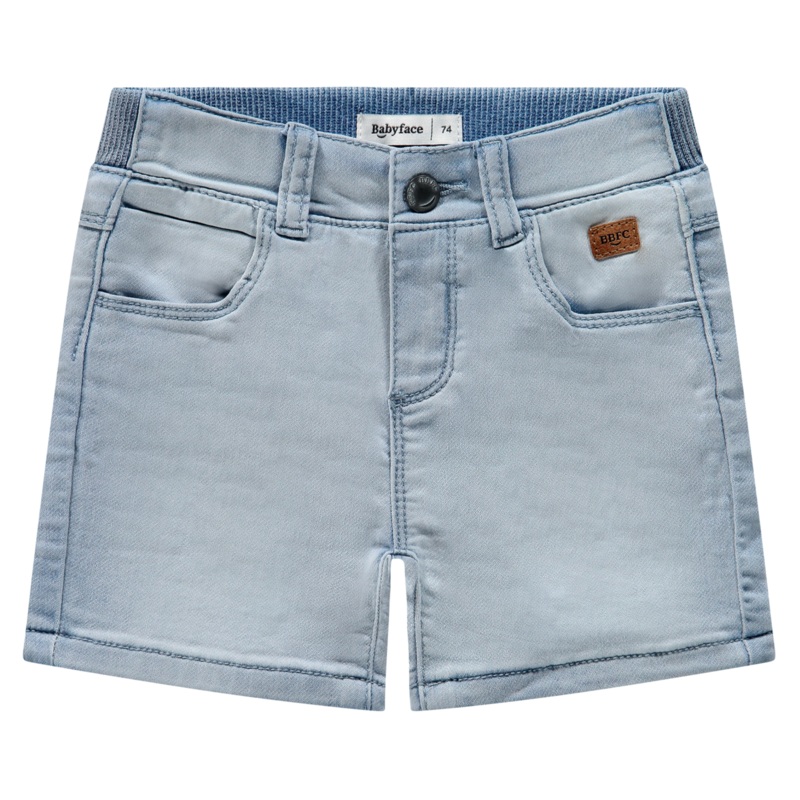 Jogger Denim Shorts – Light Blue Denim