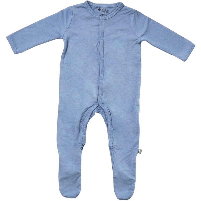 Kyte Baby Footie – Slate (6-12M)