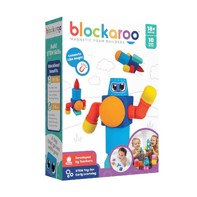 Magnetic Foam Blocks Robot