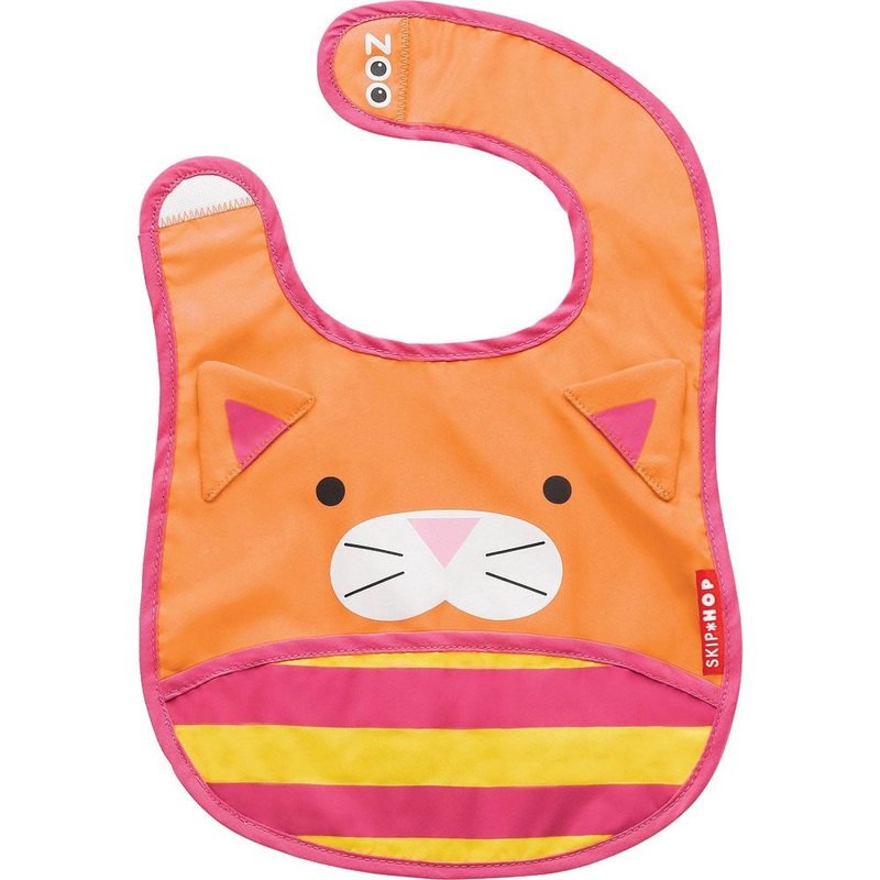 Skip Hop Zoo Tuck-Away Bib – Cat