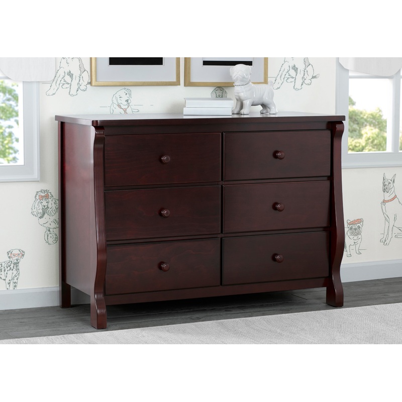 Canton / Eclipse 6 Drawer Dresser with Interlocking Drawers