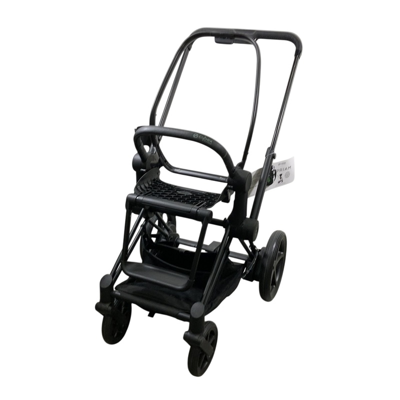 Cybex E-PRIAM Stroller Frame Only, 2019, Matt Black, with Battery